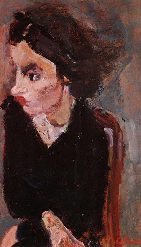 Chaim Soutine Profile of a Woman oil painting image